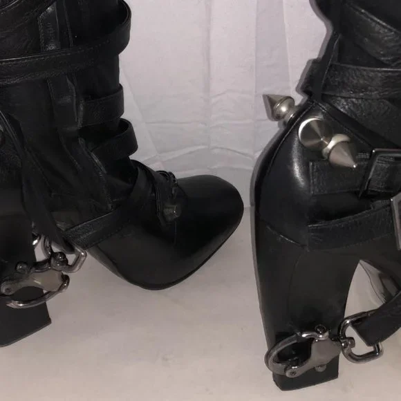 Actual RUNWAY Rare ❤️Nicholas Kirkwood X Rodarte Over Knee Thigh High Heel Boots - Picture 7 of 17